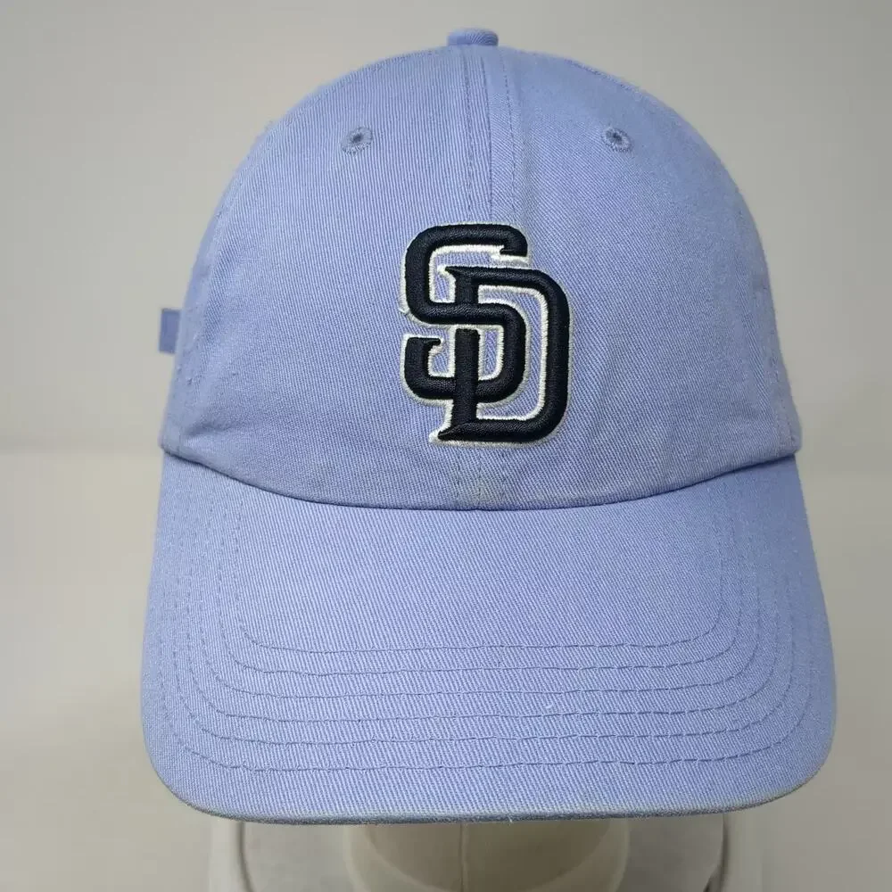 San Diego Padres MLB Baseball Cap Blue One Size Embroidered Logo Slideback Hat